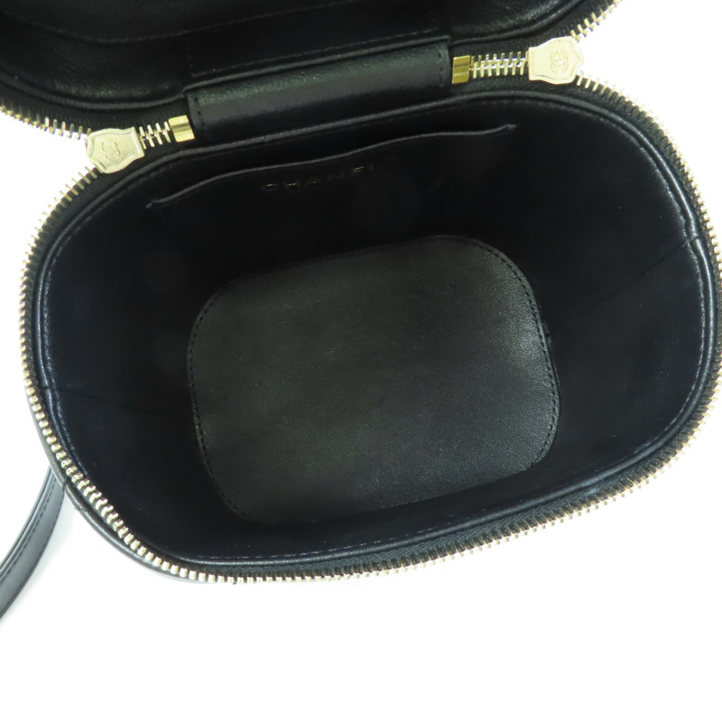 CHANEL 羊皮皮革Trendy CC Vanity Case金扣手挽肩背兩用袋-7
