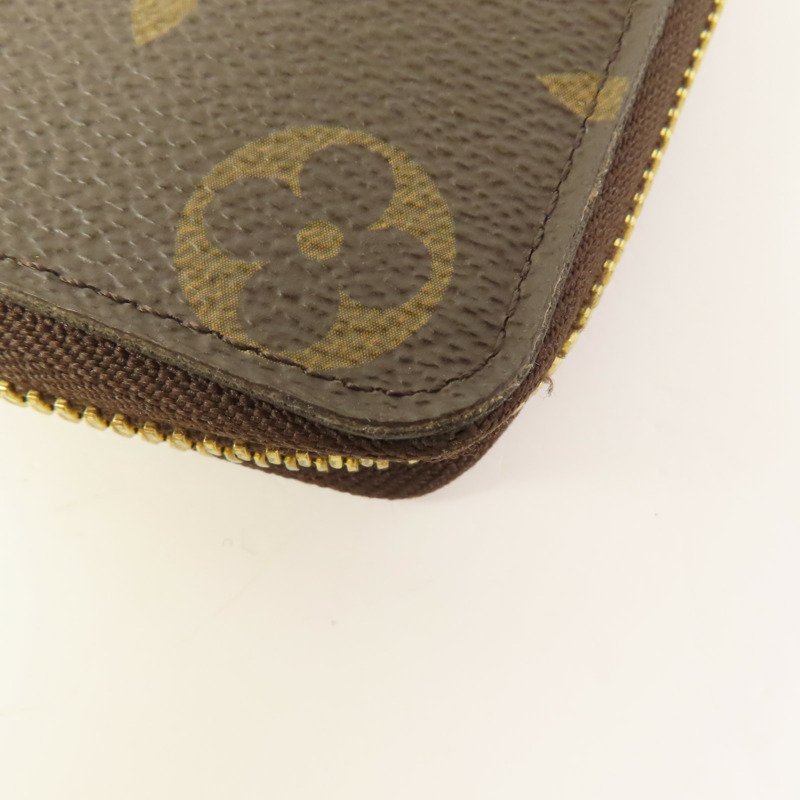 LOUIS VUITTON Monogram Clemence Wallet金扣長錢包-10