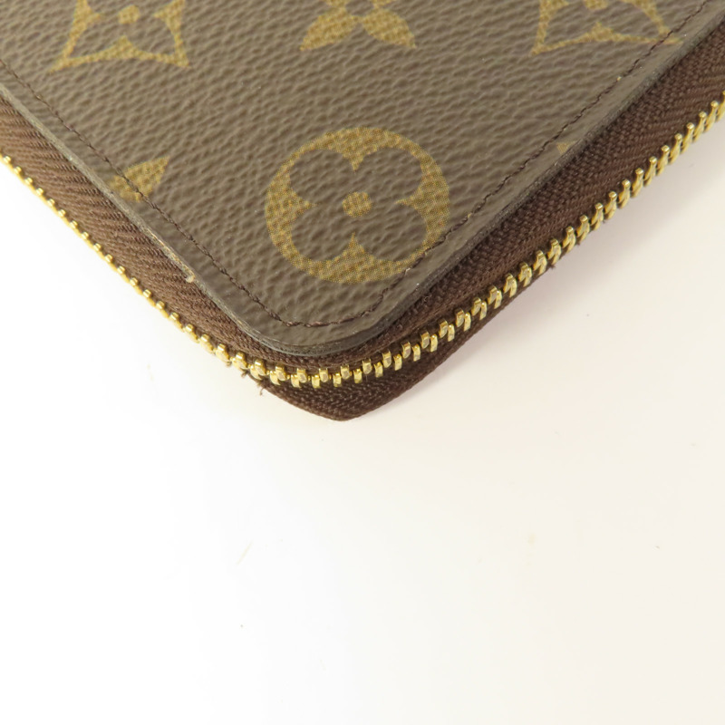 LOUIS VUITTON Monogram Clemence Wallet金扣長錢包-11