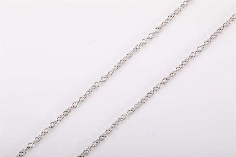 TIFFANY&CO(蒂芙尼) Tiffany Keys 系列 Atlas 羅馬數字 半鑽鑰匙項鏈-3