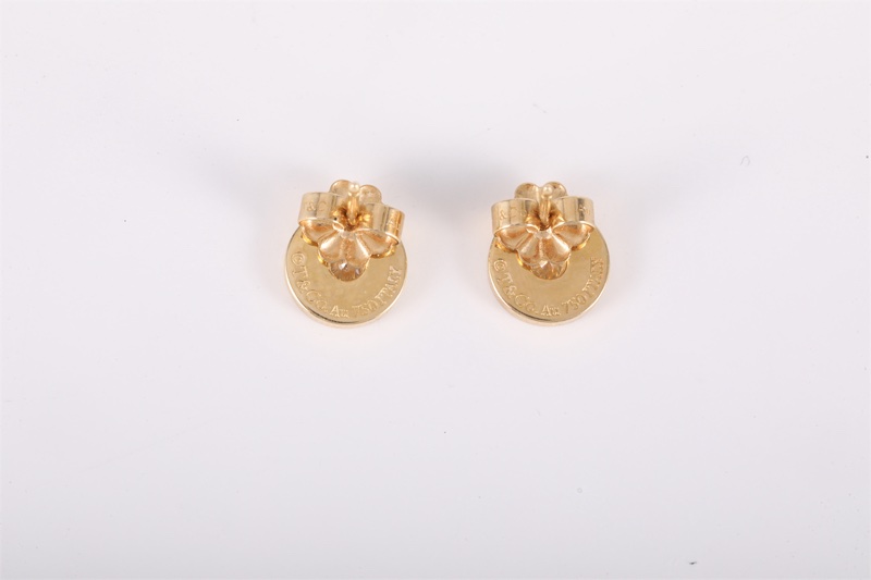TIFFANY&CO(蒂芙尼) 18K黃金 鑽石 黃金 ELSA PERETTI 耳釘 18K-2