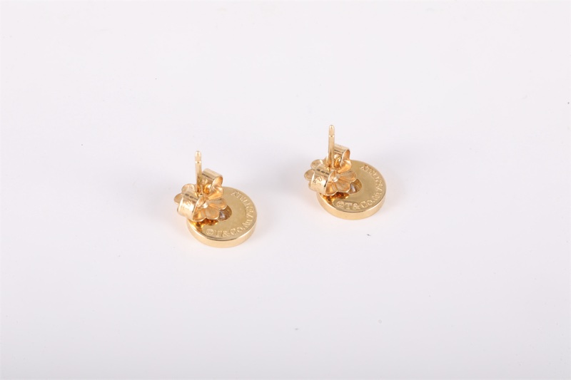 TIFFANY&CO(蒂芙尼) 18K黃金 鑽石 黃金 ELSA PERETTI 耳釘 18K-4