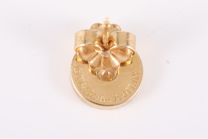 TIFFANY&CO(蒂芙尼) 18K黃金 鑽石 黃金 ELSA PERETTI 耳釘 18K-5