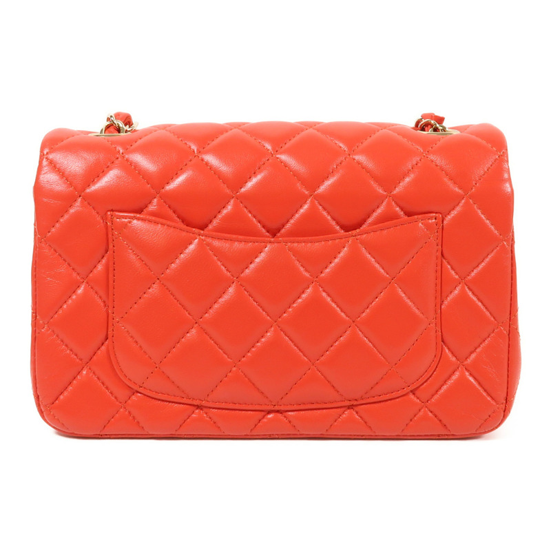 CHANEL 羊皮皮革Classic 20金扣鏈帶肩背袋-1