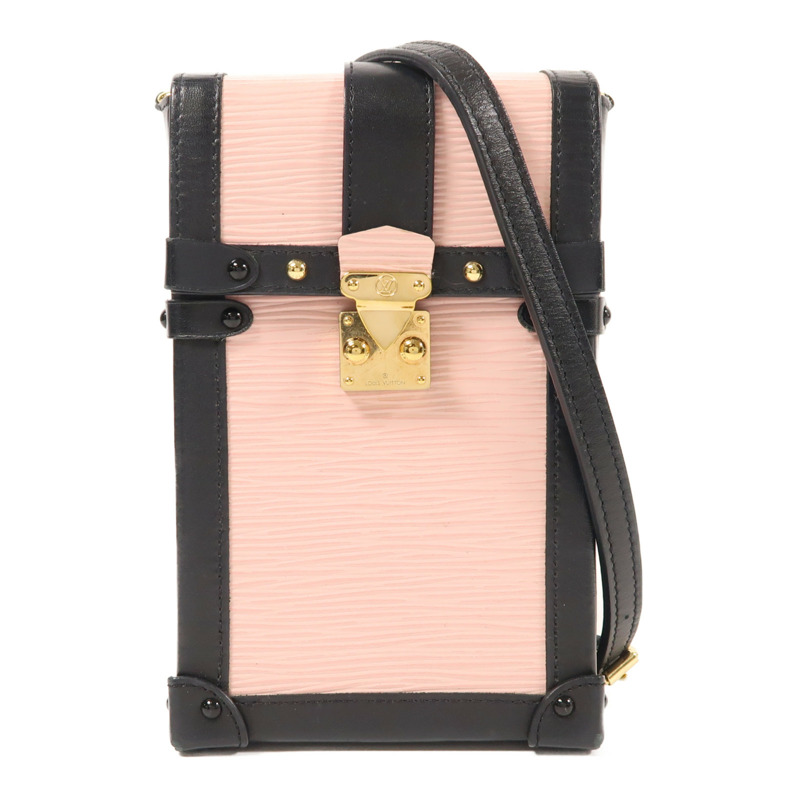 LOUIS VUITTON Epi Pochette Trunk金扣肩背袋-0