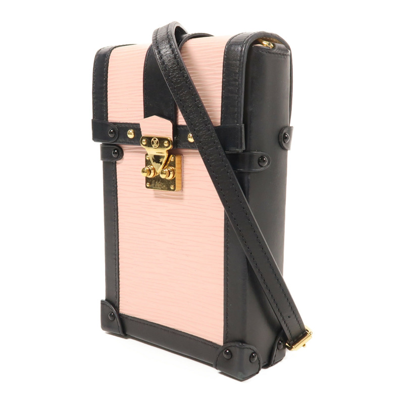 LOUIS VUITTON Epi Pochette Trunk金扣肩背袋-2
