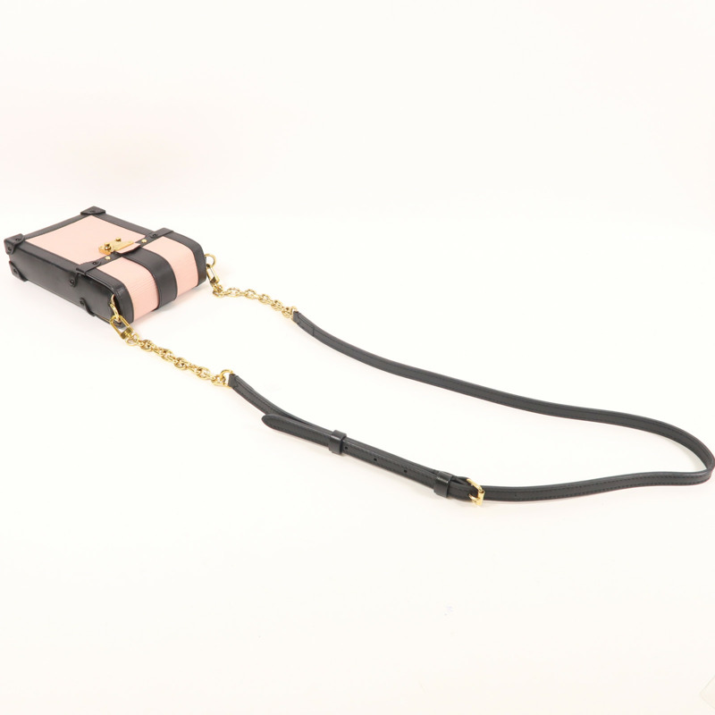 LOUIS VUITTON Epi Pochette Trunk金扣肩背袋-7