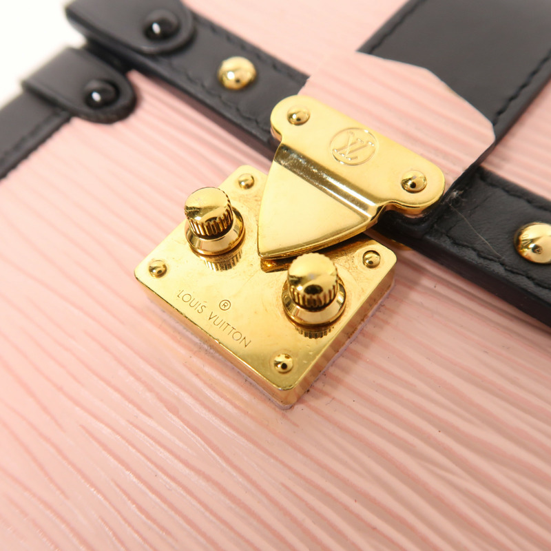 LOUIS VUITTON Epi Pochette Trunk金扣肩背袋-8