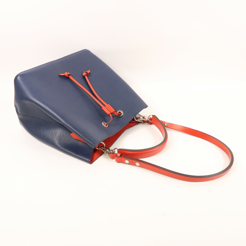 LOUIS VUITTON Epi NeoNoe MM銀扣手挽肩背兩用袋-7