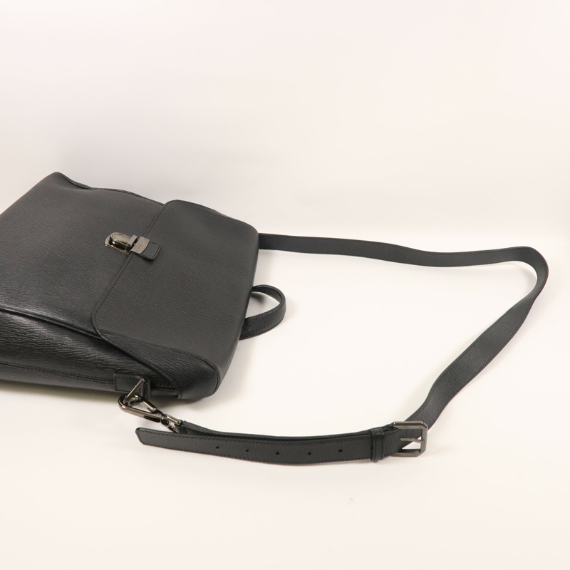 Salvatore Ferragamo 牛皮皮革Shoulder Bag銀扣肩背袋-6