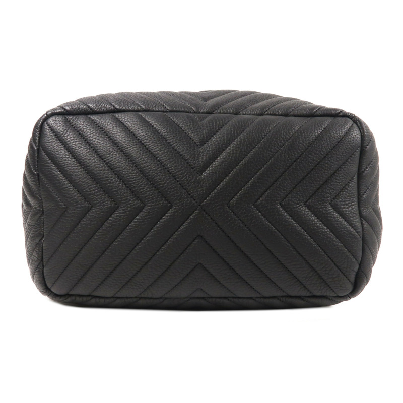 CHANEL 牛皮皮革2way Shoulder Bag銀扣鏈帶肩背袋-3