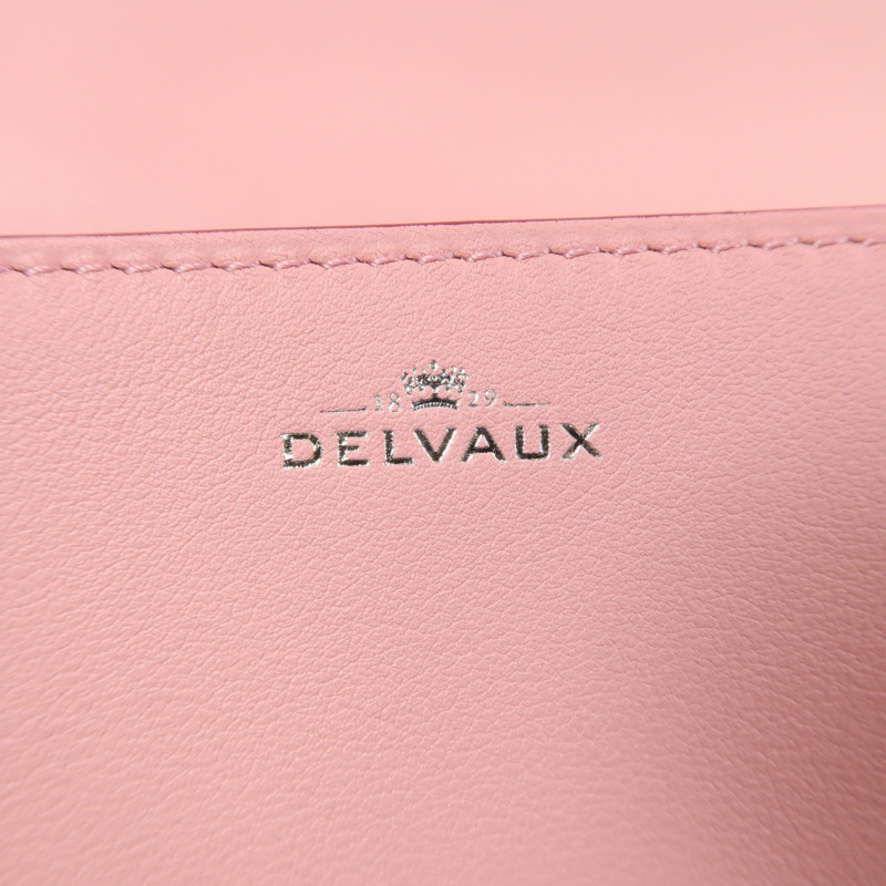 Delvaux 牛皮皮革Madame Mini銀扣鏈帶肩背袋-5