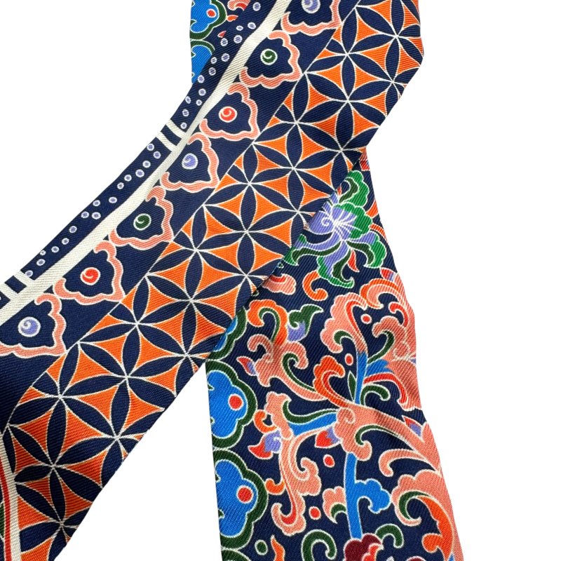 【美收精品】HERMES Twilly絲巾 ／彩色 B-589【隔月月中將轉賣至日本 上架期限30天】-8