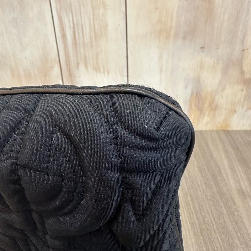 Ferragamo 黑尼龍拼皮革斜背背 郵差包-19