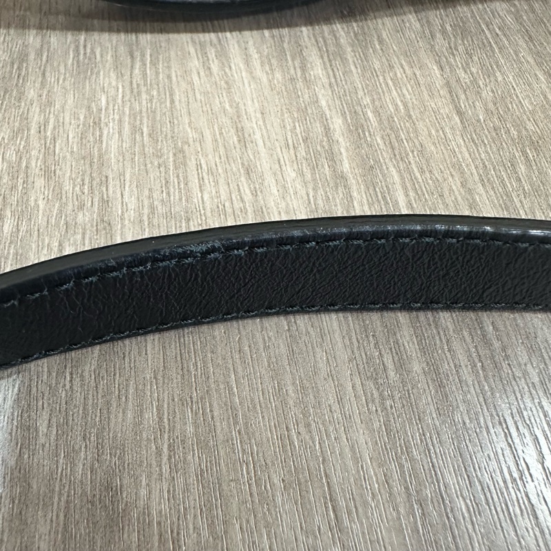 Ferragamo 黑尼龍拼皮革斜背背 郵差包-47