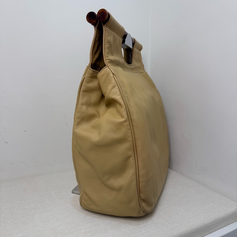 Chanel 玳瑁提把手提袋-5