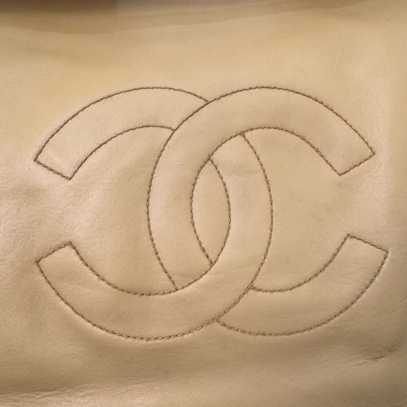 Chanel 玳瑁提把手提袋-12