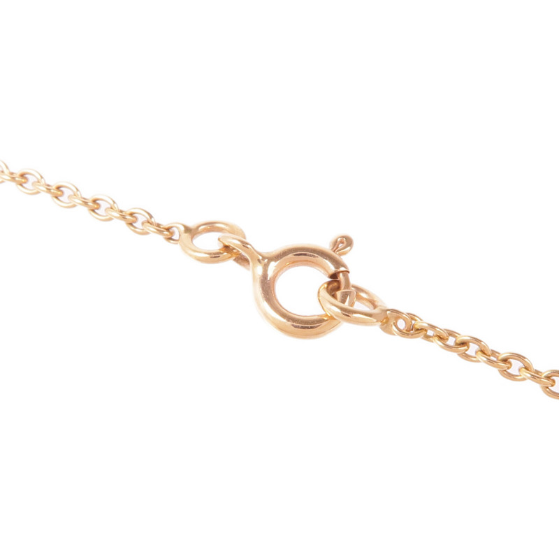 HERMES 18K玫瑰金Amulettes Constance Pendant鑽石項鍊-3