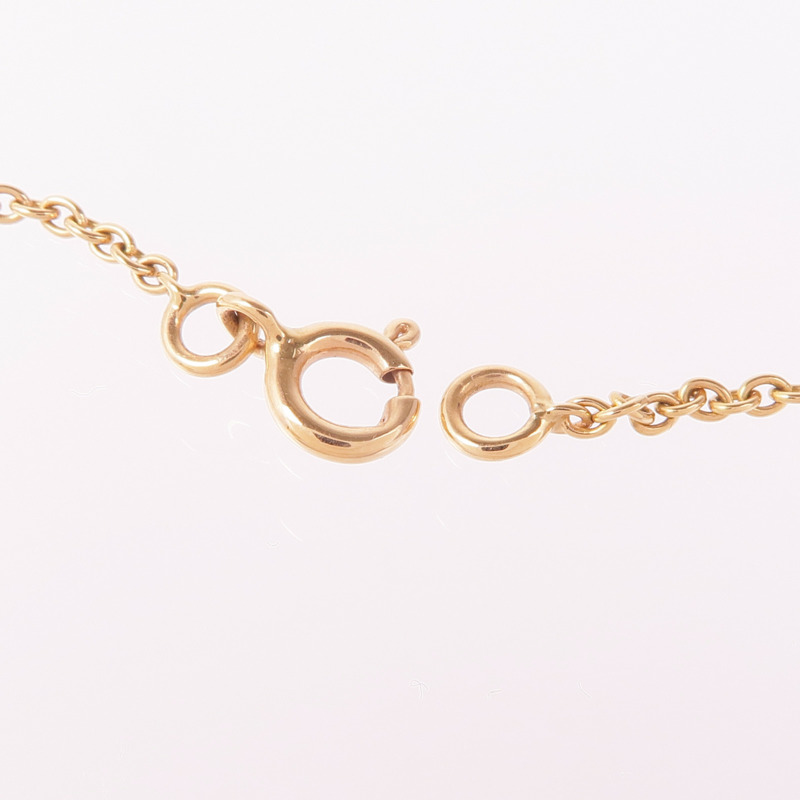 HERMES 18K玫瑰金Amulettes Constance Pendant鑽石項鍊-4