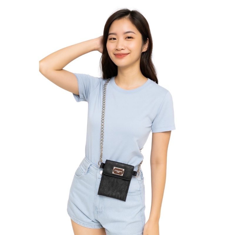 🔥🔥『MK Michael Kors』斜紋logo手機包/肩包/腰包 | 鏈條可調長短 | 原廠吊牌真品 | 單品特價中-1