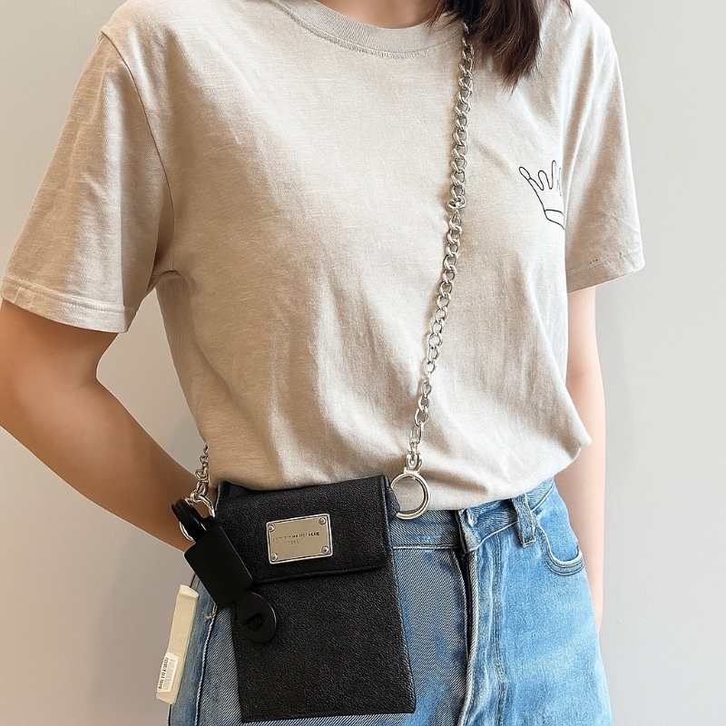 🔥🔥『MK Michael Kors』斜紋logo手機包/肩包/腰包 | 鏈條可調長短 | 原廠吊牌真品 | 單品特價中-3