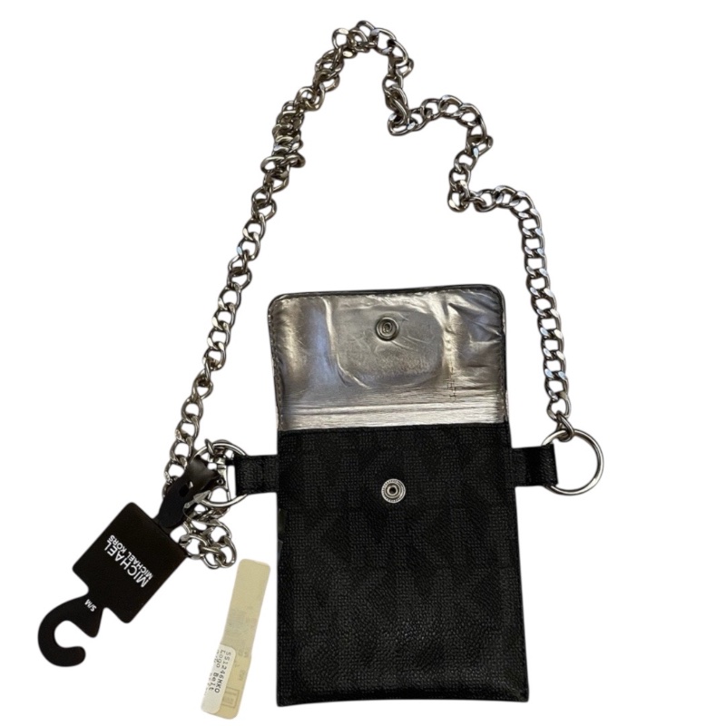 🔥🔥『MK Michael Kors』斜紋logo手機包/肩包/腰包 | 鏈條可調長短 | 原廠吊牌真品 | 單品特價中-7