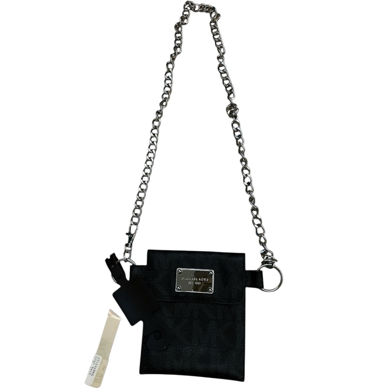 🔥🔥『MK Michael Kors』斜紋logo手機包/肩包/腰包 | 鏈條可調長短 | 原廠吊牌真品 | 單品特價中-11