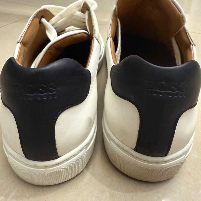 可議價✨BOSS男士休閑小白鞋-6