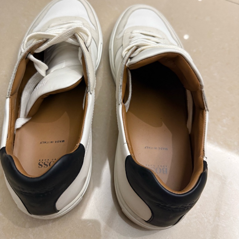 可議價✨BOSS男士休閑小白鞋-7