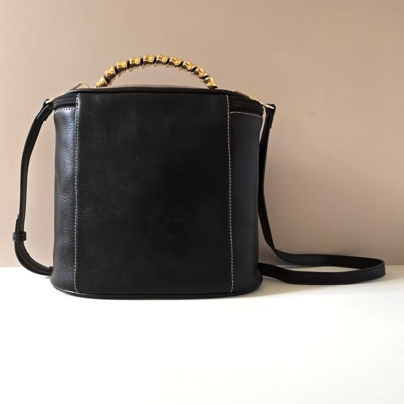 【LA LUNE】絕版中古包 Loewe蛇骨黑色盒子包 斜背包 側背包 單肩包 皮革包-2