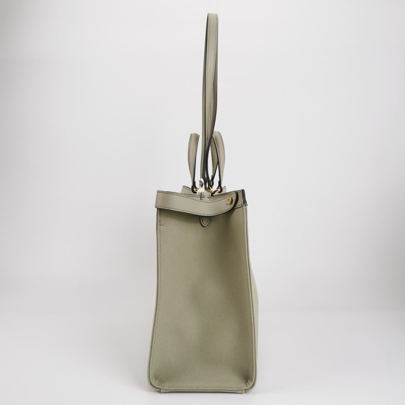 經典大氣👜 Fendi X-Tote 中號牛皮帆布手袋 ✦-2