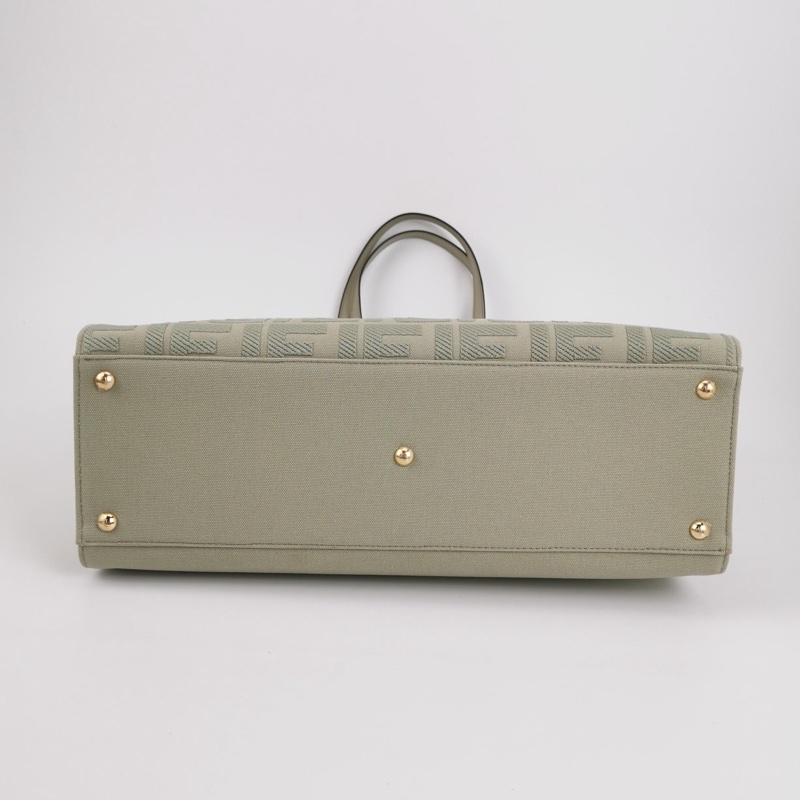 經典大氣👜 Fendi X-Tote 中號牛皮帆布手袋 ✦-5
