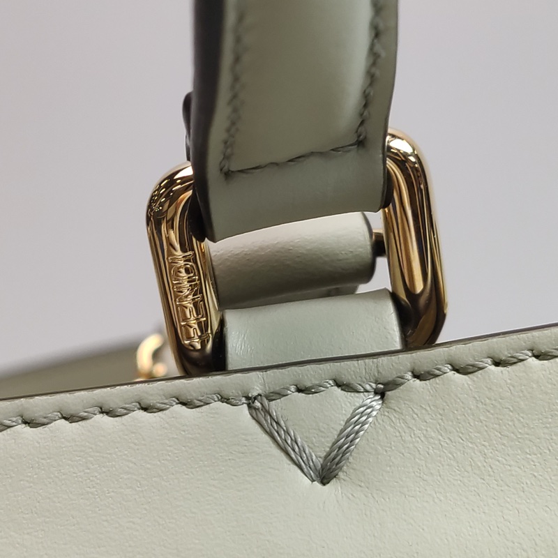 經典大氣👜 Fendi X-Tote 中號牛皮帆布手袋 ✦-13
