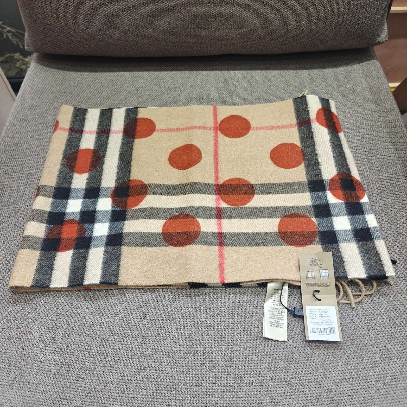 Burberry 格紋圍巾羊毛-2
