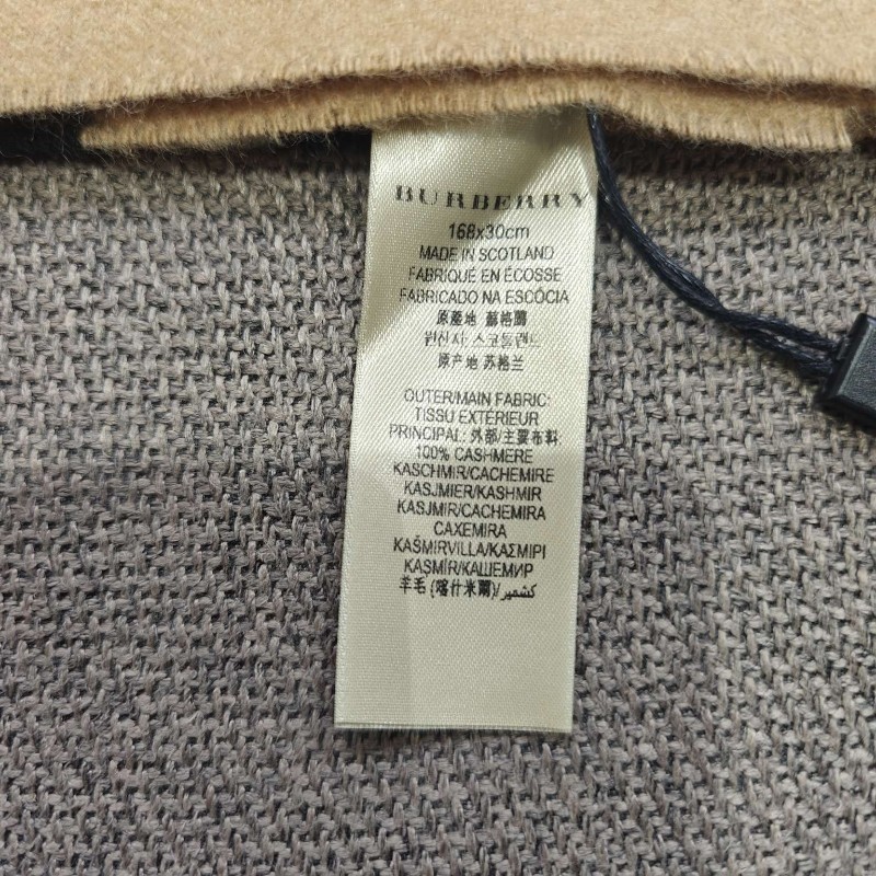 Burberry 格紋圍巾羊毛-3