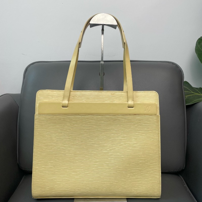 LV/路易威登 小雞黃水波紋托特包 文藝低調 簡約氣質款-0