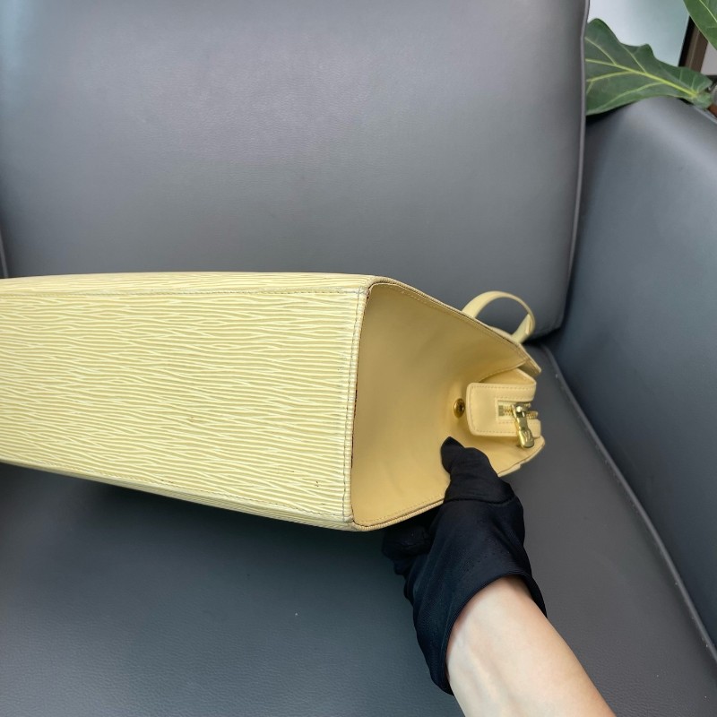 LV/路易威登 小雞黃水波紋托特包 文藝低調 簡約氣質款-5