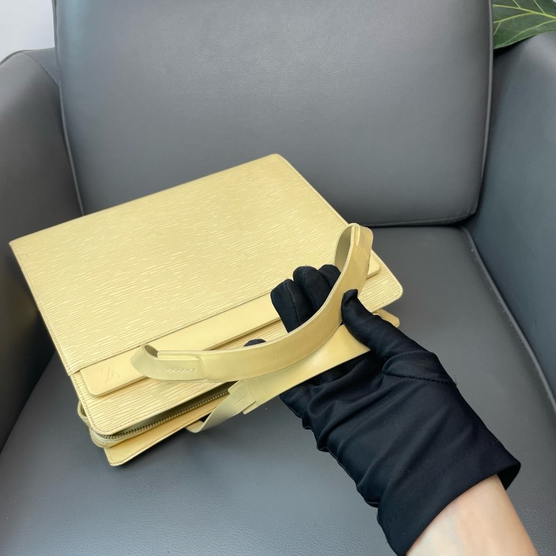 LV/路易威登 小雞黃水波紋托特包 文藝低調 簡約氣質款-7