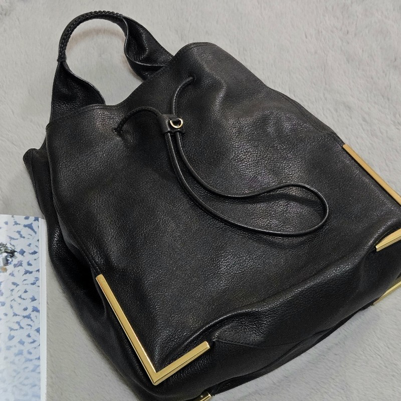3.1 PHILLIP LIM HOBO包 肩背包 流浪包 牛皮 黑色-3