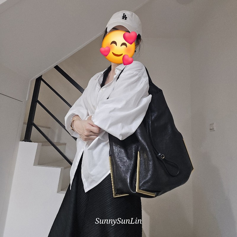 3.1 PHILLIP LIM HOBO包 肩背包 流浪包 牛皮 黑色-1