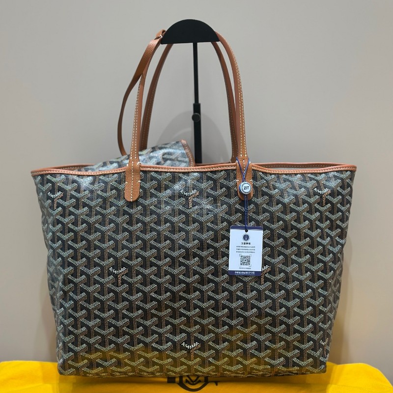 Goyard/戈雅 印花棕色 小號 子母托特手提單肩包 經典爆款-0