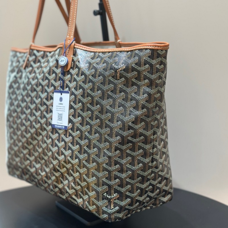 Goyard/戈雅 印花棕色 小號 子母托特手提單肩包 經典爆款-2