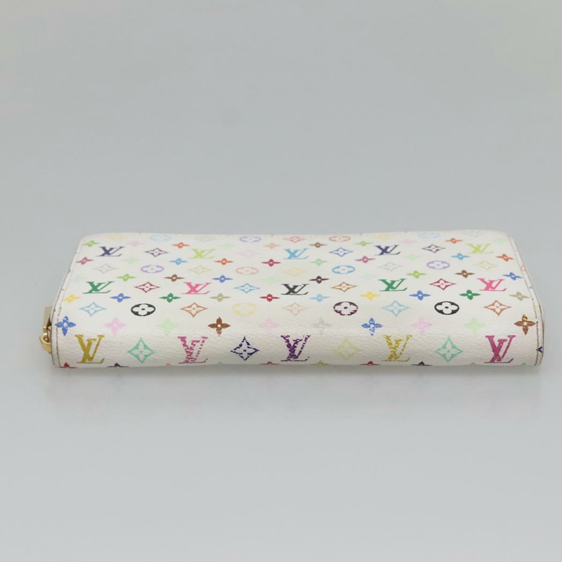 【日本直送】路易威登 Monogram 多色 Zippy 錢包白色 M60241 LV 授權 132797-5