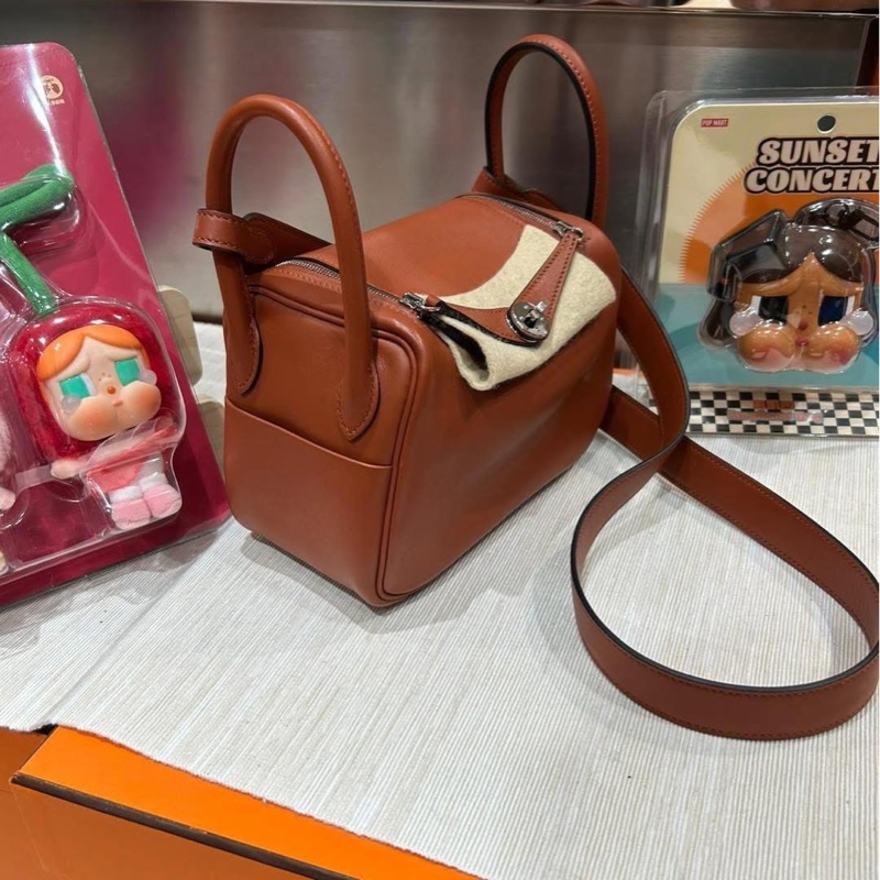 Hermes mini Lindy,南瓜色,STAMP U-1