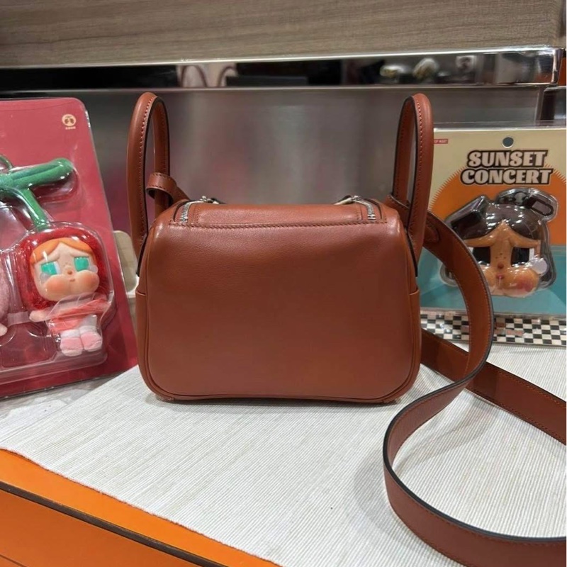 Hermes mini Lindy,南瓜色,STAMP U-2