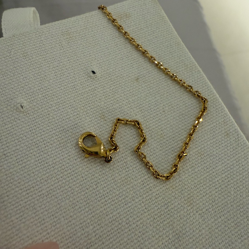 Dior logo帶鑽項鍊-9