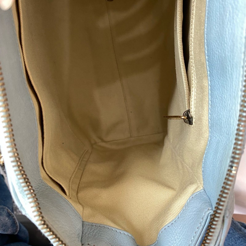 Chanel香奈兒 山羊皮 藍色31rue cambon托特包-8