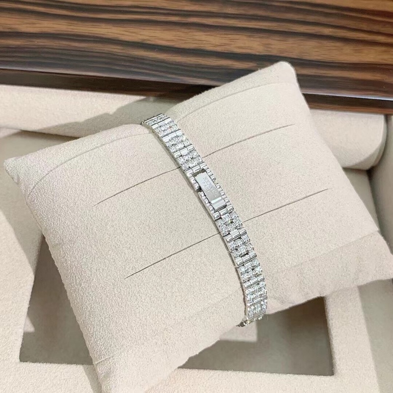 24年新款Hermes愛馬仕福寶白金滿鑽手錶白貝母錶盤，2024購入-2