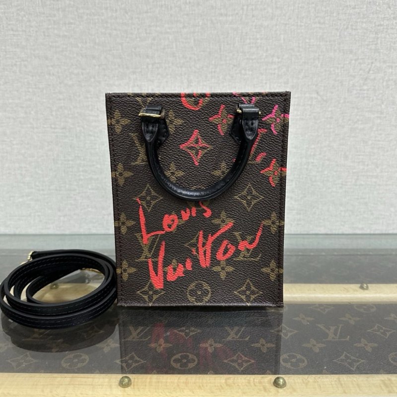 LV 七夕情人節限量款琴谱mini 手提包 芯片款13.5*5*16.5 98新配件塵袋-0