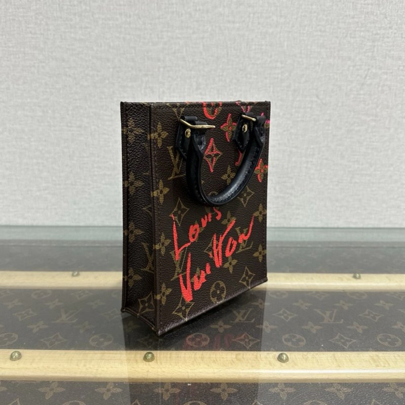 LV 七夕情人節限量款琴谱mini 手提包 芯片款13.5*5*16.5 98新配件塵袋-1